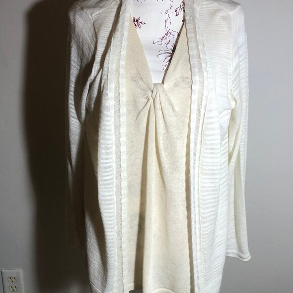 🕊️ Jones New York Collection Woman Open Knit Cardigan – 0X - Picture 7 of 11